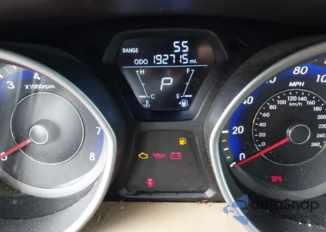 2012 Hyundai Elantra Gls (Ulsan Plant) from USA, damaged, VIN KMHDH4AE8CU173530